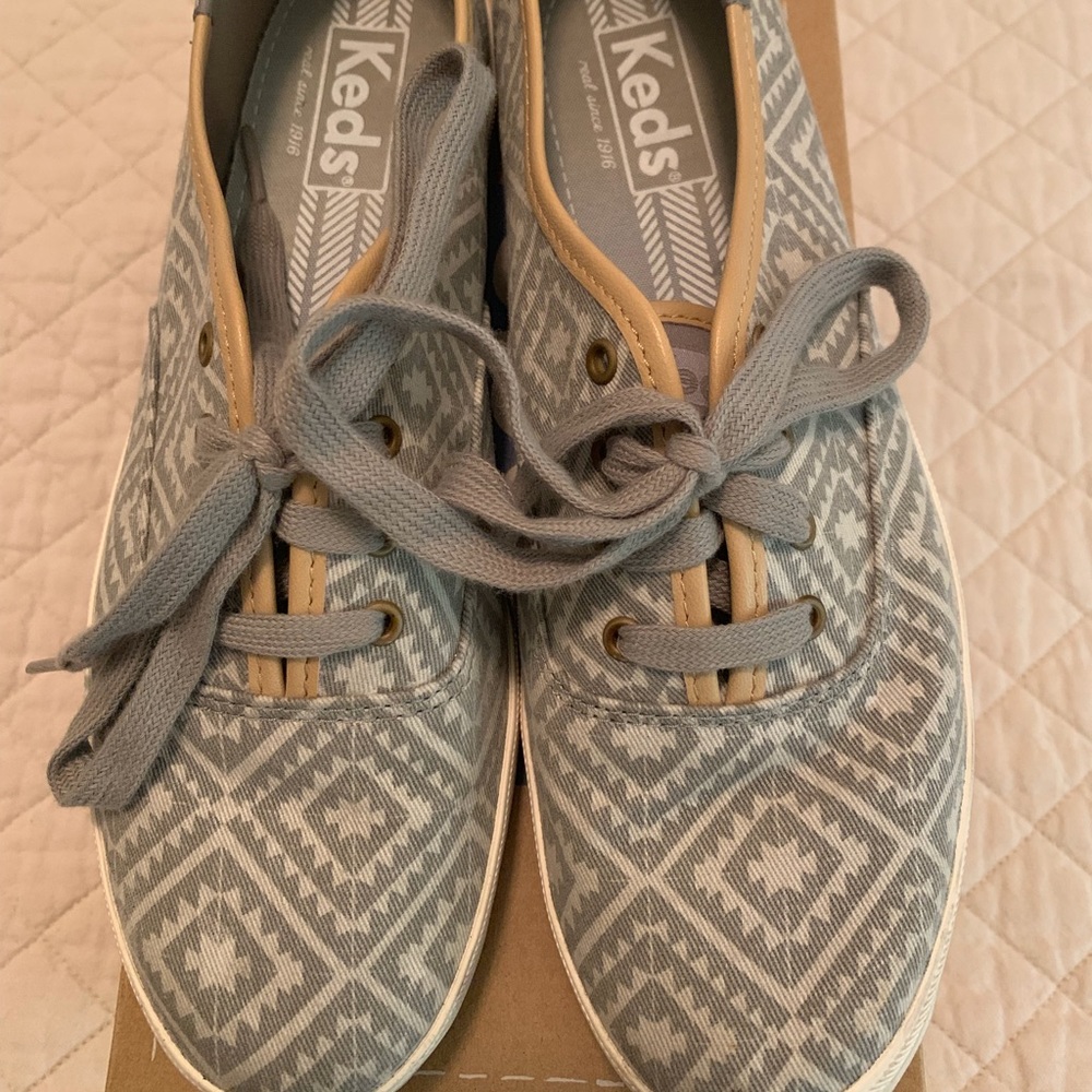 Keds Women's Champion Tribal  Grey Fashion Sneaker